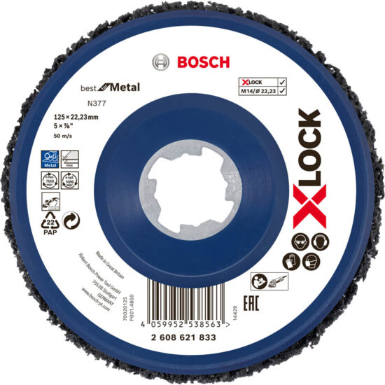 Диск обдирочный Bosch Best for Metal 125 N377 X-Lock