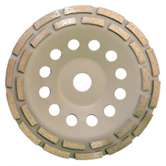 Чашка алмазная 180 мм шлифовальная TeamDiamondPro турбо Чашка алмазная 180 мм шлифовальная TeamDiamondPro STANDARD двухрядная