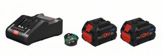 Базовый комплект 2 Bosch ProCORE 18V 8.0Ah + GAL 18V-160 C + GCY 42