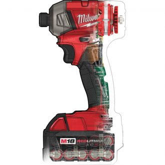 Шуруповерт ударный аккумуляторный MILWAUKEE M18 FQID-502X