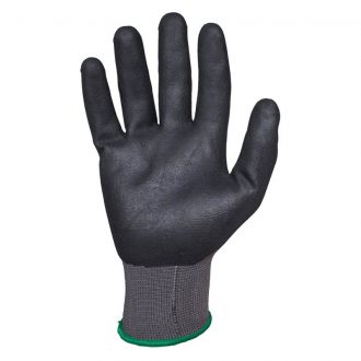 Перчатки промышленные Jeta Safety JN041 трикотажные с пенонитриловым покрытием ладони, серые, XL