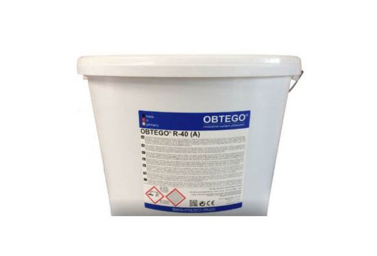 Пропитка защитная для бетонных поверхностей пигментированная двухкомпоентная на основе силиката лития OBTEGO R-40, 18 кг