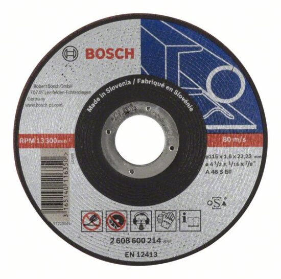 Диск отрезной Bosch Expert for Metal 115x1.6x22.23 AS46S BF, прямой