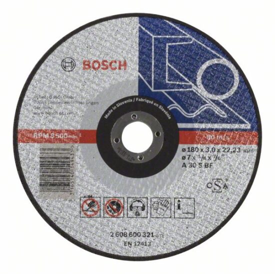 Диск отрезной Bosch Expert for Metal 180x3.0x22.23 A30S BF, прямой