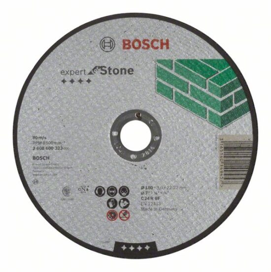 Диск отрезной Bosch Expert for Stone 180x3.0x22.23 C24R BF, прямой