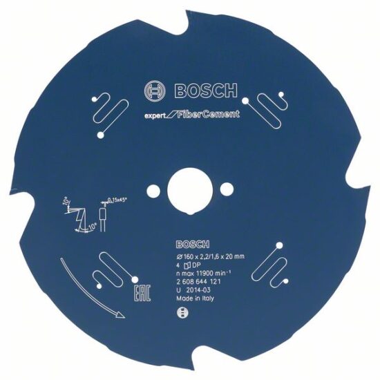 Пильный диск Expert for FiberCement 160x20x2.2/1.6x4T