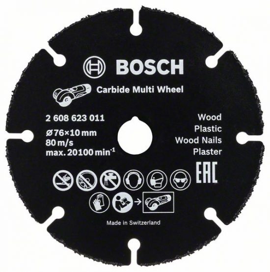 Диск отрезной Bosch Carbidre MultiWheel 76