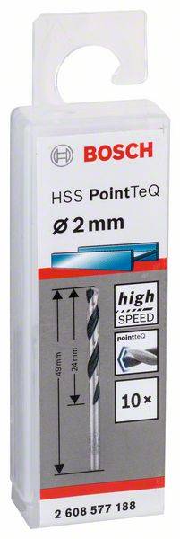 10 HSS PointTeQ сверл 2 мм