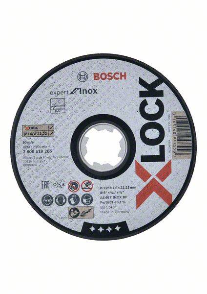 Диск отрезной Bosch Expert for Inox 125x1.6x22.23 AS46T INOX BF, прямой