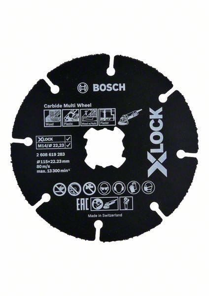 Диск отрезной Bosch Carbidre MultiWheel 115