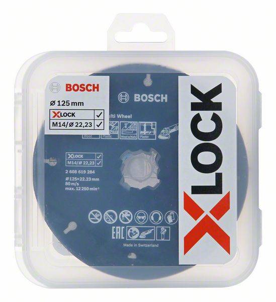 Дисков набор Bosch (Абразив/КЛТ/Твердосплавный диск) 125мм