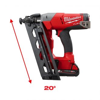 Нейлер аккумуляторный Milwaukee M18 CN16GA-202X FUEL (Li-Ion2Ач)